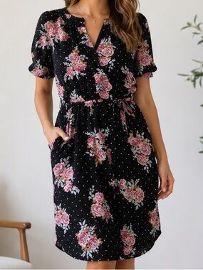 Daniel Rainn floral dress size S